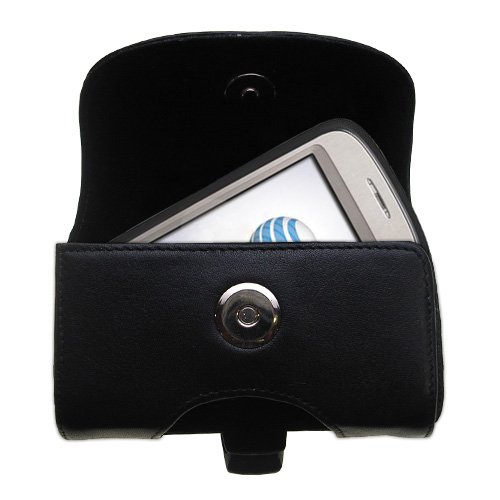 Horizontal Leather Case with Belt Clip/Loop for the HTC 3G UMTS PDA Phone