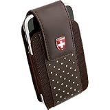 Swiss Alps Belt Clip Carrying Case, Brown #22 for Samsung Freeform III R380, Galaxy Prevail M820, Gravity Smart T589, Gravity T T669, Instinct S30 M810, Kin Two, Apple iPhone 3GS, iPhone 4, BlackBerry Curve 3G 9300 9330, Curve 8530 8520, Storm 2 9550, Huawei Ascend M860, Huawei Ascend II M865