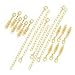 18 PIECE GOLD TONE MAGNETIC CLASP AND CHAIN EXTENDER SET (12 MAGNETIC CLASPS AND 6 CHAIN EXTENSION!)