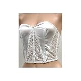 Venus $89 IVORY STRAPLESS BUSTIER #9852 sz 34B