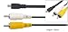 Gino AV Audio Video Cable for 8 Pin Sanyo Camera V...