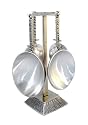 Tin Woodsman Pewter Measuring Cup Set (Celtic) with Pewter Display Post, Solid Pewter, Featured on Paula Deen