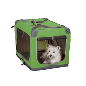 Guardian Gear Nylon Pioneer Soft Dog Crate, X-Large, Green Guardian Gear Nylon Pioneer Soft Dog Crate, X-Large, Green