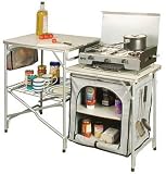 Kampa Commander Camp / Field Kitchen Stand Plus Larder & Waste Bin camping stove stand EXDISPLAY.