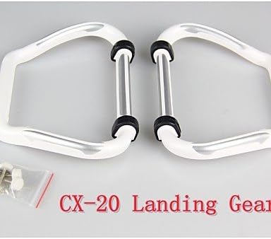QWG CX-20 Landing Gear Spare Part 1 set/2pcs For CX 20 CX-20-019 , white-white