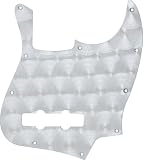 Sharp Concepts Aluminum Jazz Bass Pickguard, Engine Turned