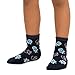 TeeHee Kids Boys Cotton Fashion Fun Crew Socks 6 Pair Pack (6-8Y, Skulls)