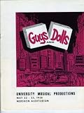 Guys & Dolls Souvenir Program Ohio State University 58