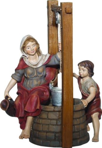 Wells con la cameriera e il bambino, adatto per le figure 12cm