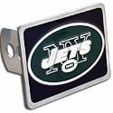 New York Jets Large Zinc Trailer Hitch Cover - NFL Football Fan Shop Sports Team Merchandise