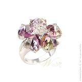 STUDIO 925: *5 POINT MYSTICAL HEARTS IN BLOOM RING*