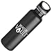 WaterVault K2 Insulated Stainless Steel Water Bottle, Double Wall Vacuum Flask, Standard Mouth, 20-ounce (Assorted Colors)