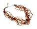 Oi! - Ladies Brown Bead on Brown Ribbon Necklace - N0665