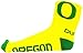 NCAA Oregon Ducks Men's Quarter Socks, Yellow