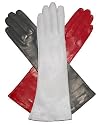 Women's Italian "6 Button" Length Silk Lined Leather Gloves By Fratelli Orsini