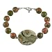 Handmade Unakite Jasper Bracelet