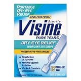 Visine Pure Tears Portable Dry Eye Relief Eye Drops - 32 Uses
