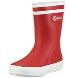 Aigle Baby-Flac, Bottes de pluie mixte enfant - Rouge/blanc, 24 EU