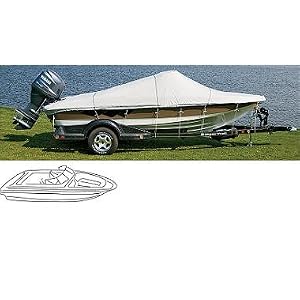 Cabelafts SemiCustom VHull I O Boat Cover by