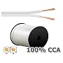 50m Lautsprecherkabel 2 x 0,75mm� wei� von MANAX