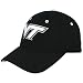 Zephyr Virginia Tech Hokies Black Silver Lining Fitted Hat
