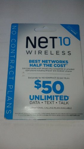 NET10 AT&T Compatible SIM Card