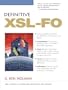 Definitive XSL-FO