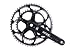 Search : KCNC X-Type RD1 Scandium Road Bike Bottom Bracket Crankset 53-39T 175 mm