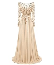 Chiffon Beaded Jeweled Evening Dress/Homecoming Dress/Bridesmaid Dress/Prom Dress/Wedding Party Dress 