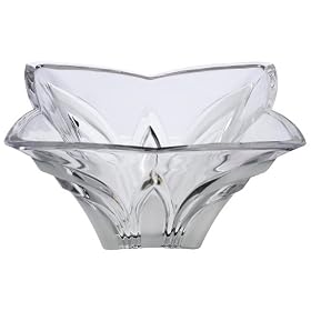 Laurie Crystal Square Bowl by Studio Silversmith