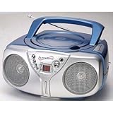 SUPERSONIC SC-605 PORTABLE CD PLAYER WITH AM/FM RADIO