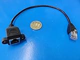 ケースに取り付ける接続端子 LAN　1個　コード長　約230mm＜usb-130＞