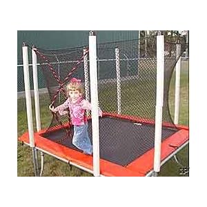 Click here to buy Texas Trampoline - TX-88 - Sport Fit Trainer Square Trampoline - Red and Black - 8 ft. x 8...