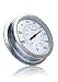 Kitchen & Housewares : Timex TX3100-1 8.75-Inch All-Metal Patio Thermometer (Galvanized)