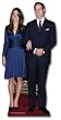 Prince William and Kate Middleton - British Royal Wedding 2011 - Lifesize Cardboard Cutout /