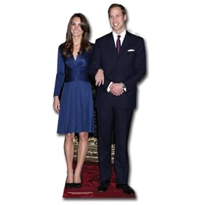 Prince William and Kate Middleton - British Royal Wedding 2011 - Lifesize Cardboard Cutout / Standee / Standup