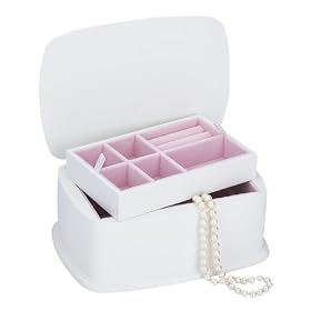 Reed and Barton Emily White Jewelry Box
