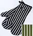 Oven Mitts - Green Stripe