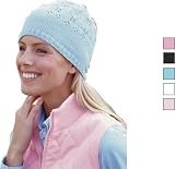 Devon & Jones Pink - Pointelle Chenille Beanie (DP866W)