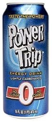 Power Trip "0" Energy Drink, Sugar-Free, 16-Ounce Cans (Pack of 24)