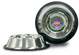  : 24 oz. No-Tip/No-Slip Stainless Bowls