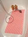 Safety Bathmat - UFO - 72x36 cms Pearly pink