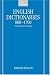 English Dictionaries 800-1700: The Topical Tradition