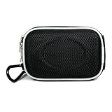 Compact camera carrying case fits the hottest digital cameras, Cannon SD1000, Sony Cyber-Shot, DSC, Pentax Optio, Casio Exilim + Screen Protector + Clip
