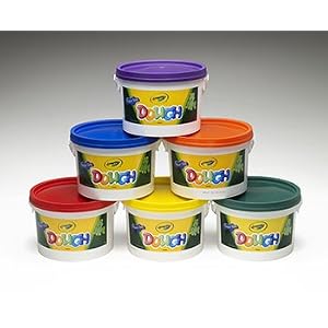 CRAYOLA DOUGH SET OF 6 TUBS RED, by Crayola