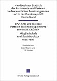 Handbuch zur Statistik der Parlamente und Parteien in den westlichen Besatzungszonen und in der Bundesrepublik Deutschla
