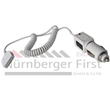 NFE Kfz Ladekabel 12V - 24V passend und speziell abgestimmt für Apple iPhone 3G 3GS weiß