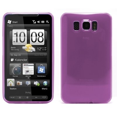 Logotrans Glossy Series Silikon Schutzh&uuml;lle f&uuml;r HTC touch HD 2 rosa Preisvergleich