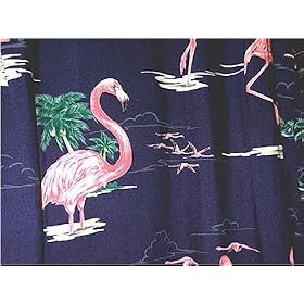 Pink Flamingo Lagoon Hawaiian Aloha Sarong Dress