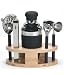6 Pc. Black Bar Set by Trudeau